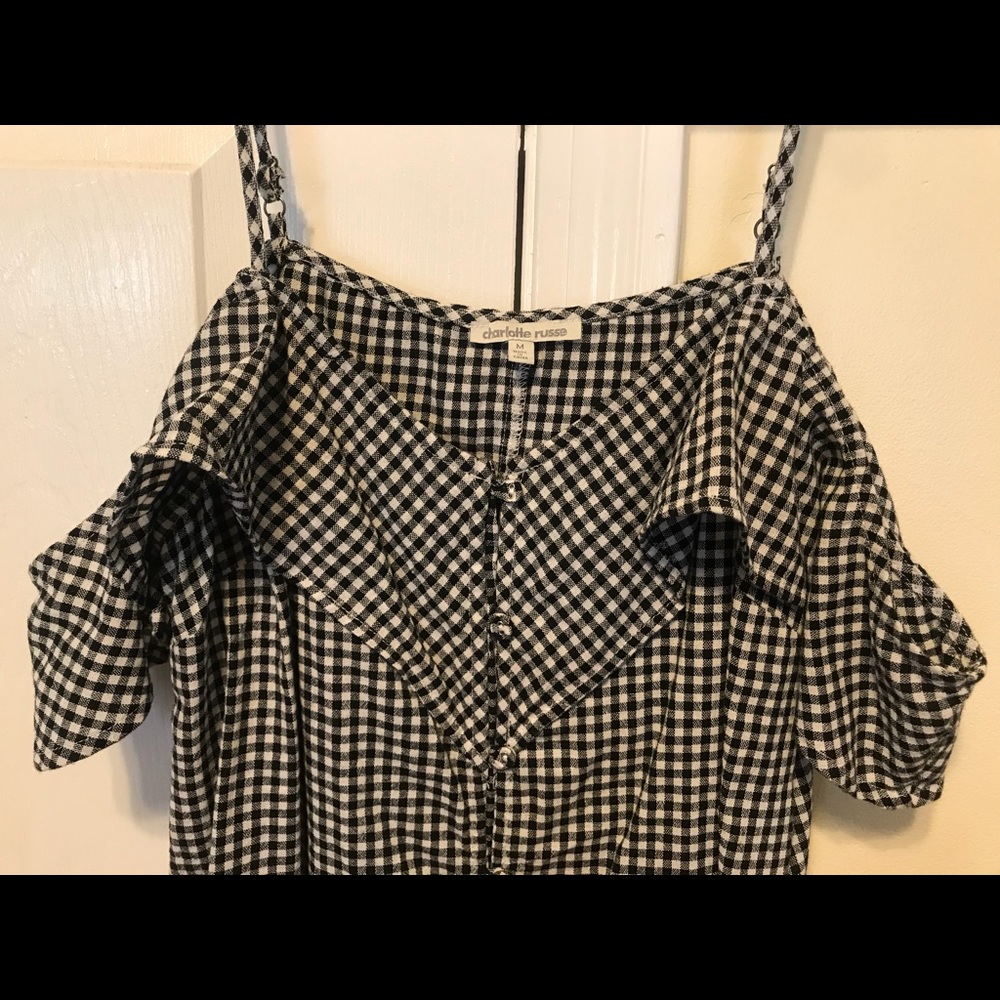 black and white checkered charlotte russe